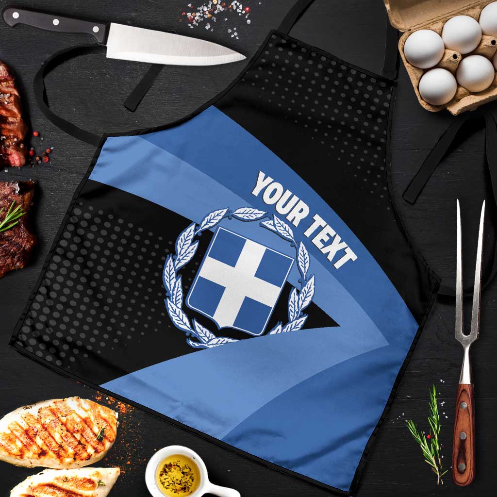 Personalised Greece Hellas Apron Coat Of Arms - Wonder Print Shop