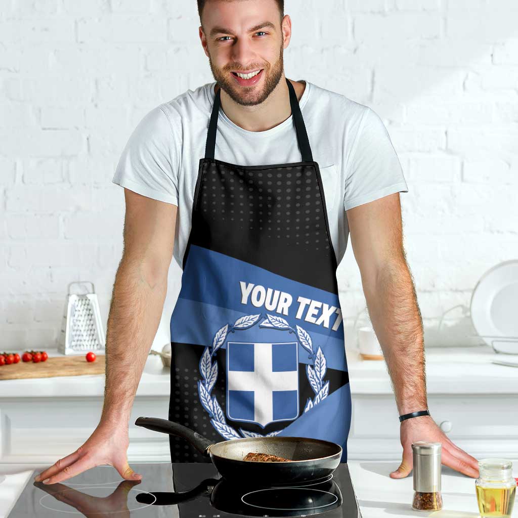 Personalised Greece Hellas Apron Coat Of Arms - Wonder Print Shop