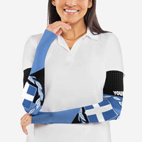 Personalised Greece Hellas Arm Sleeves Coat Of Arms - Wonder Print Shop