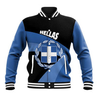 Personalised Greece Hellas Baseball Jacket Coat Of Arms - Wonder Print Shop