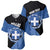 Personalised Greece Hellas Baseball Jersey Coat Of Arms - Wonder Print Shop