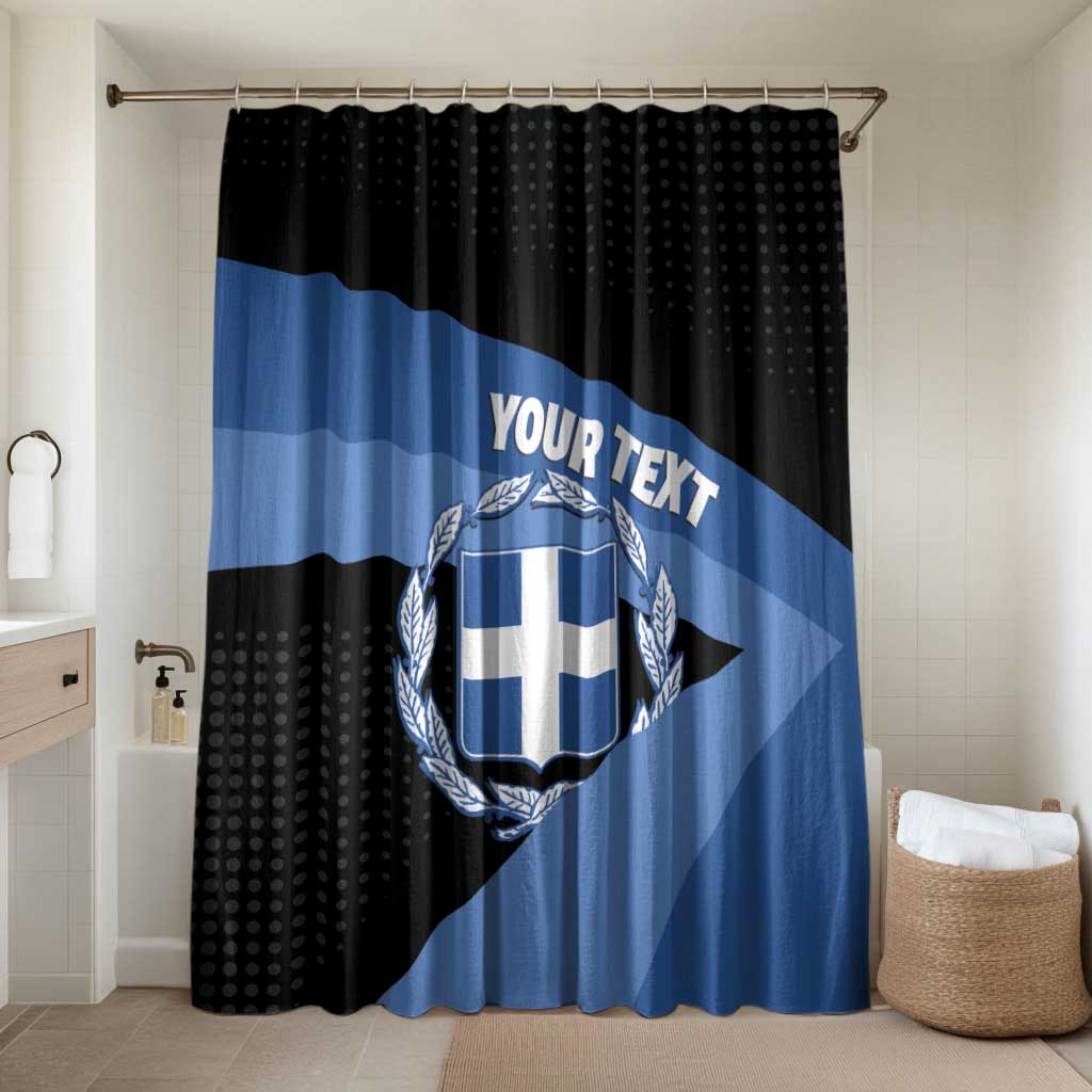 Personalised Greece Hellas Bathroom Set Coat Of Arms - Wonder Print Shop