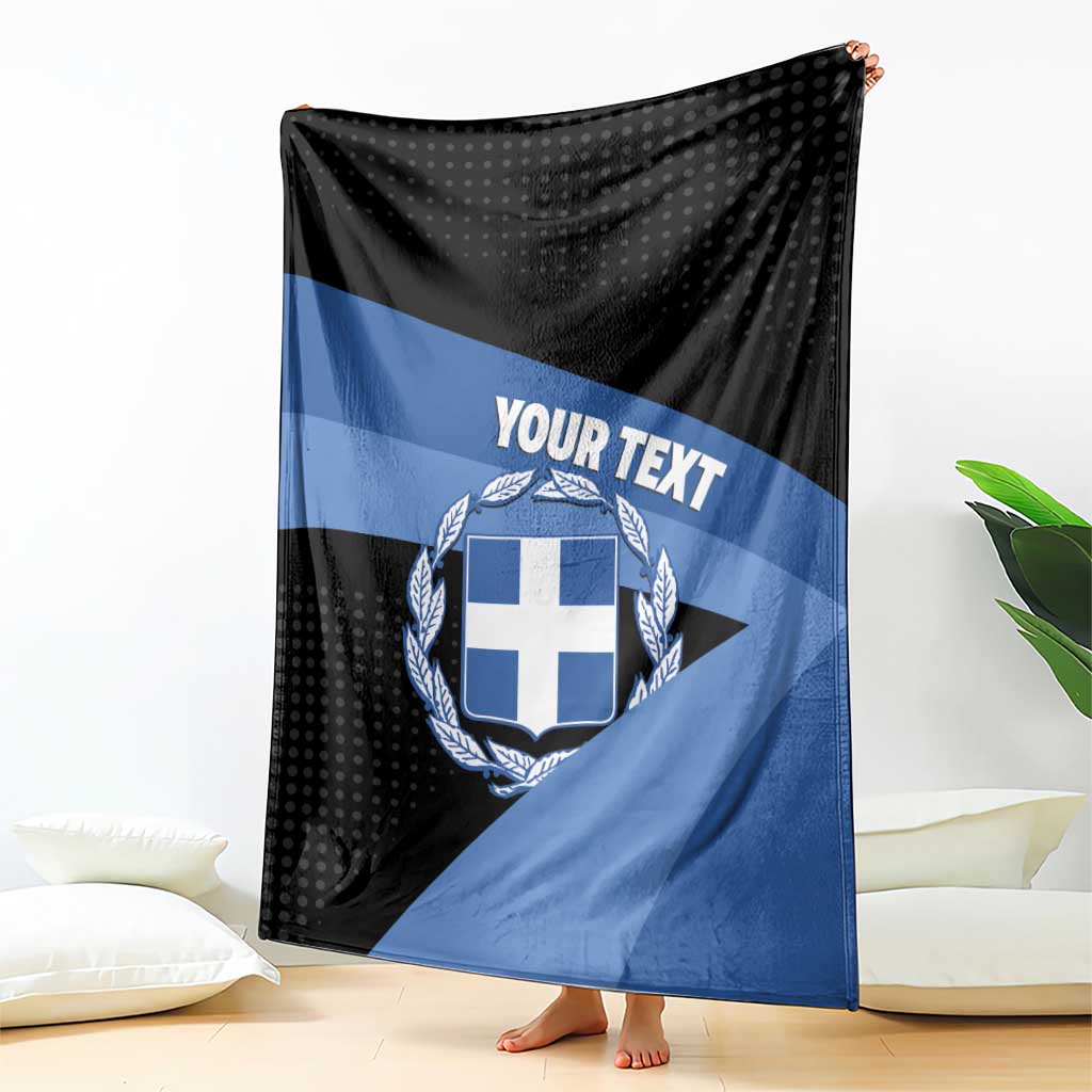 Personalised Greece Hellas Blanket Coat Of Arms - Wonder Print Shop
