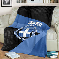 Personalised Greece Hellas Blanket Coat Of Arms - Wonder Print Shop