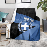 Personalised Greece Hellas Blanket Coat Of Arms - Wonder Print Shop