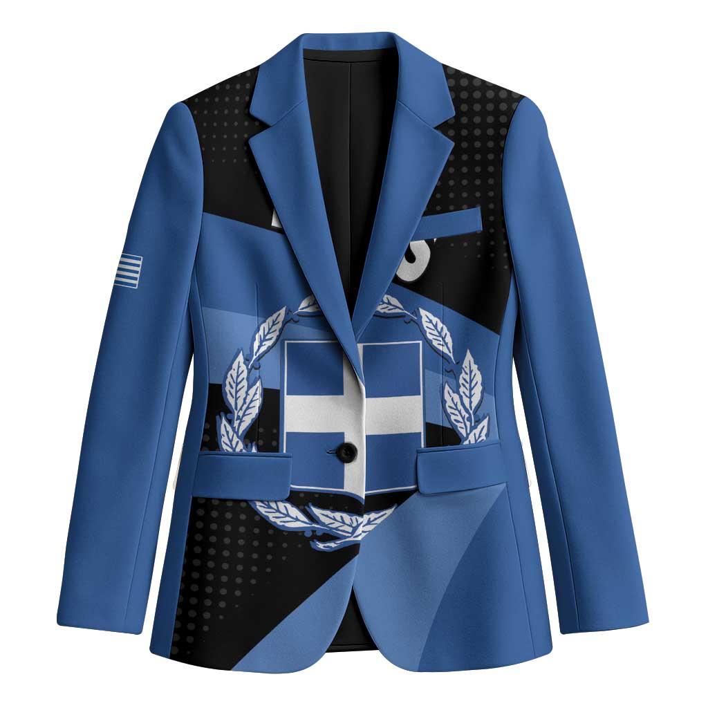 Personalised Greece Hellas Blazer Coat Of Arms - Wonder Print Shop