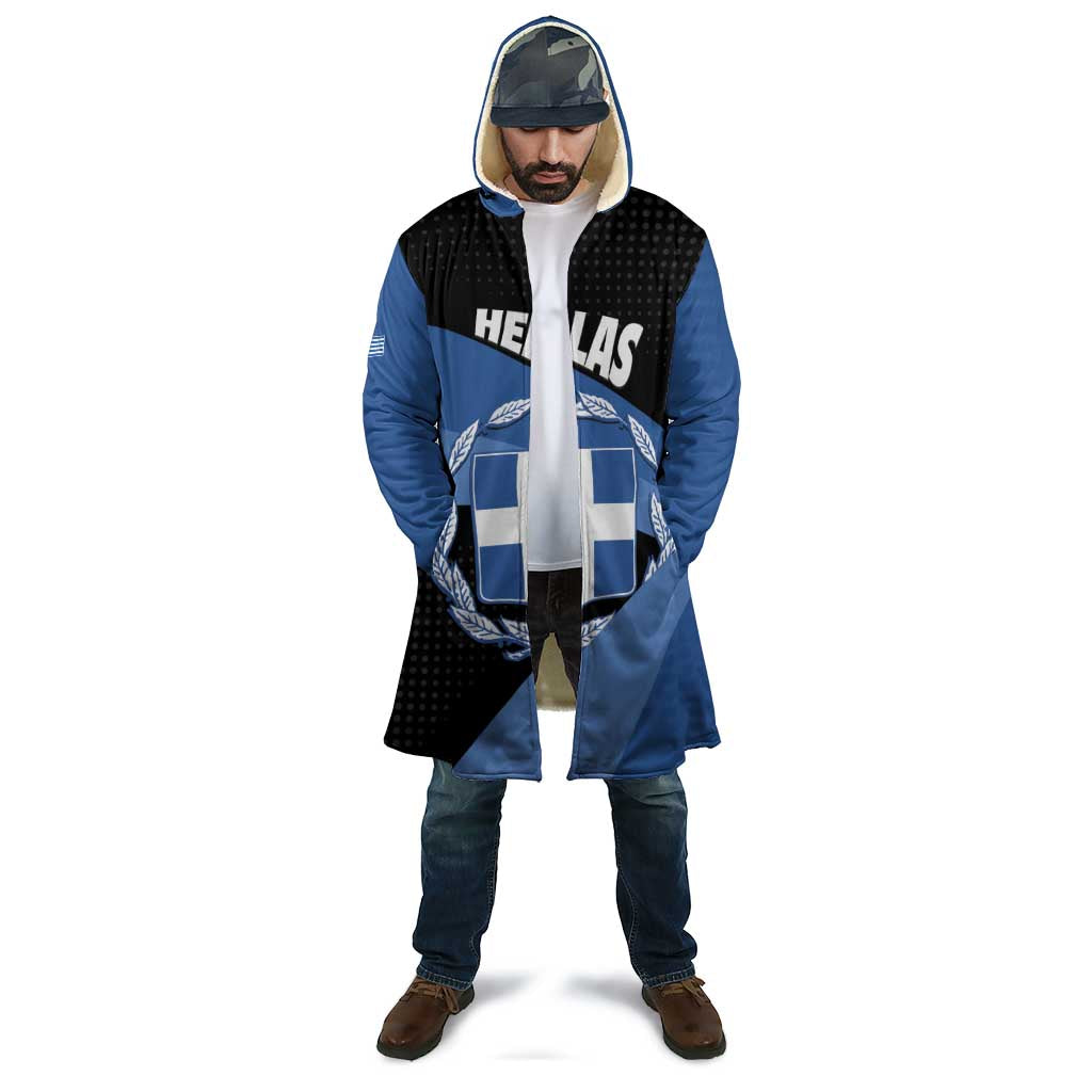 Personalised Greece Hellas Cloak Coat Of Arms - Wonder Print Shop