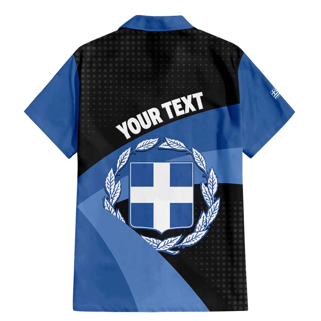 Personalised Greece Hellas Family Matching Mermaid Dress and Hawaiian Shirt Coat Of Arms - Wonder Print Shop