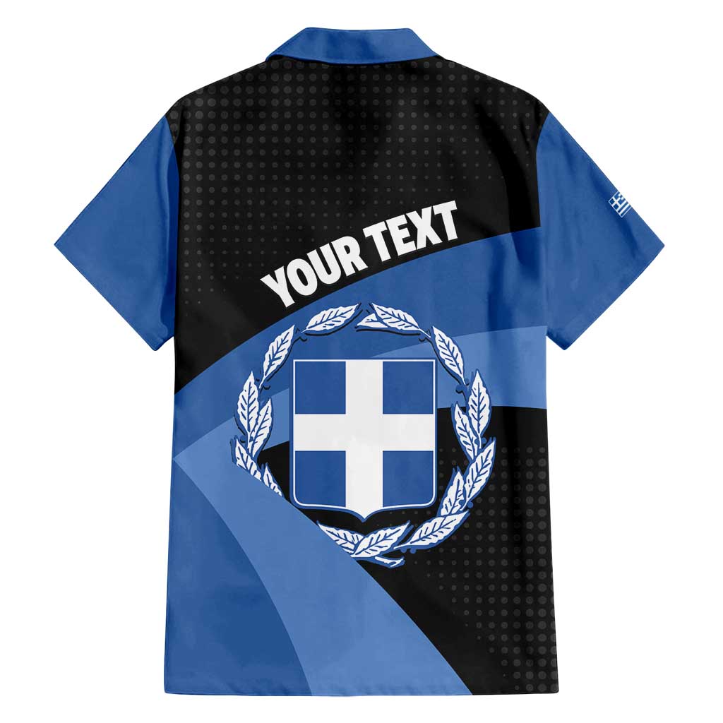 Personalised Greece Hellas Family Matching Puletasi and Hawaiian Shirt Coat Of Arms - Wonder Print Shop