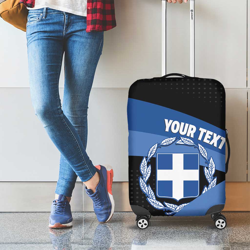 Personalised Greece Hellas Luggage Cover Coat Of Arms - Wonder Print Shop