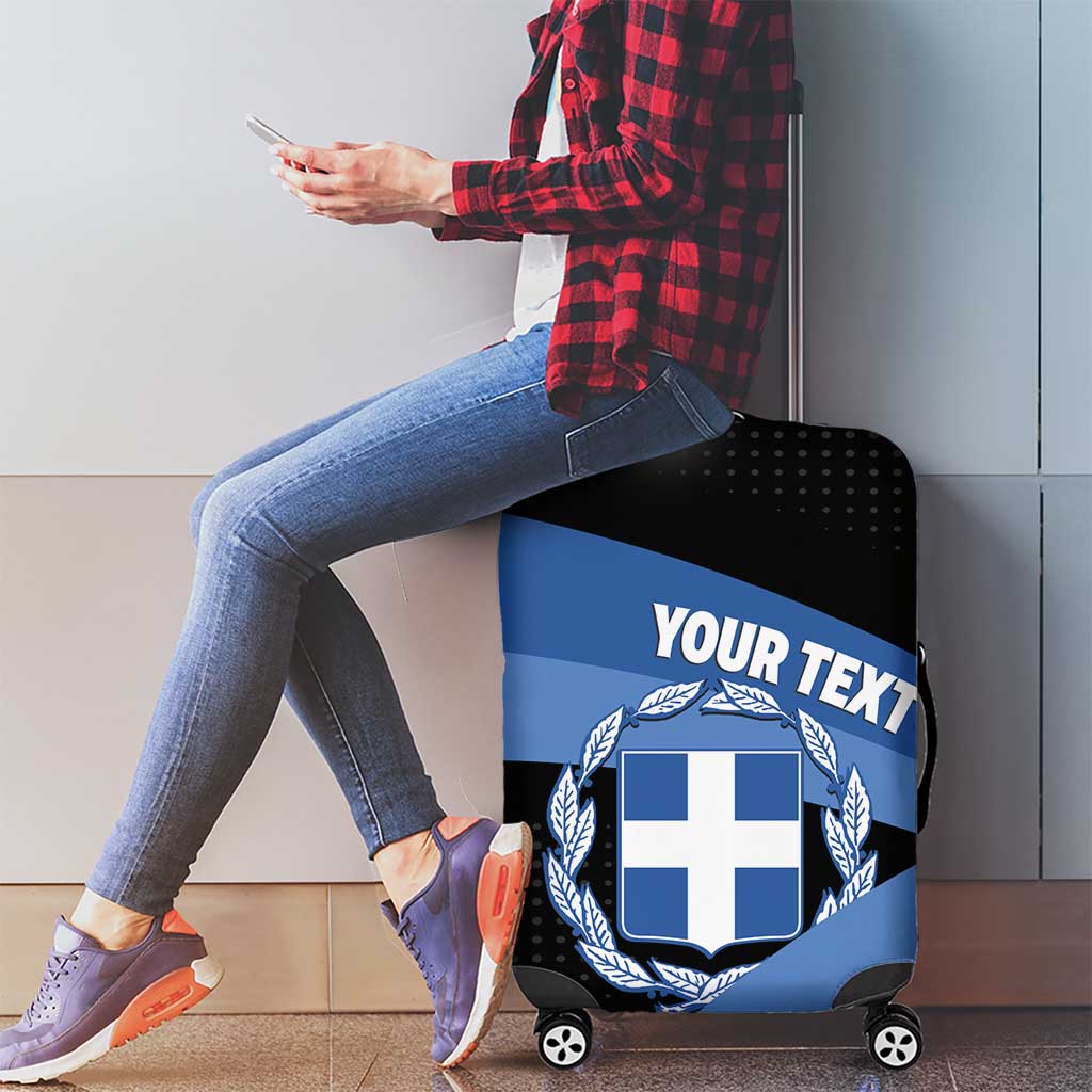 Personalised Greece Hellas Luggage Cover Coat Of Arms - Wonder Print Shop