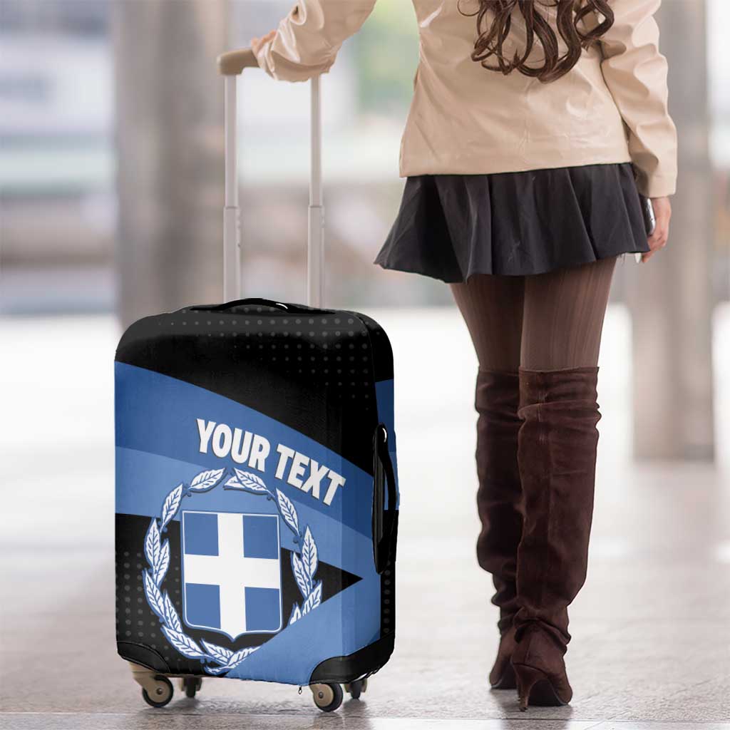 Personalised Greece Hellas Luggage Cover Coat Of Arms - Wonder Print Shop