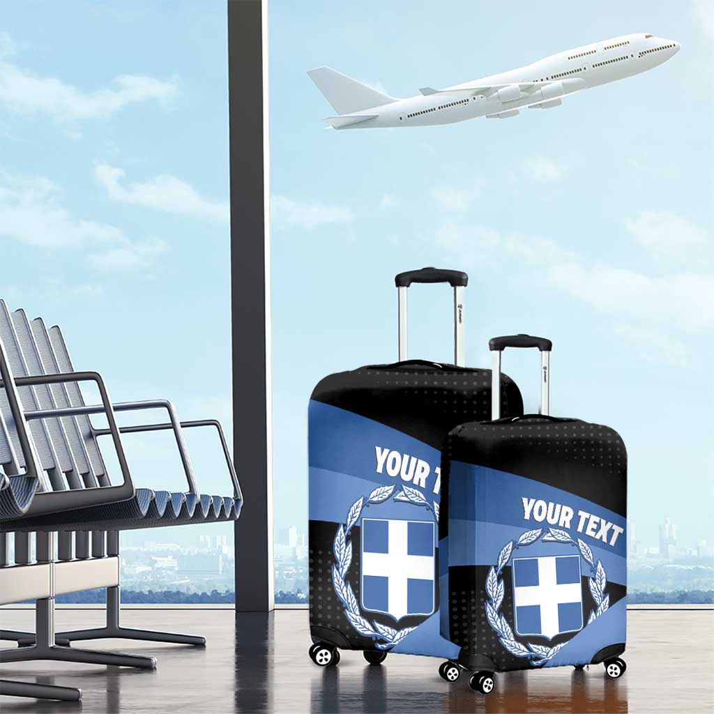 Personalised Greece Hellas Luggage Cover Coat Of Arms - Wonder Print Shop