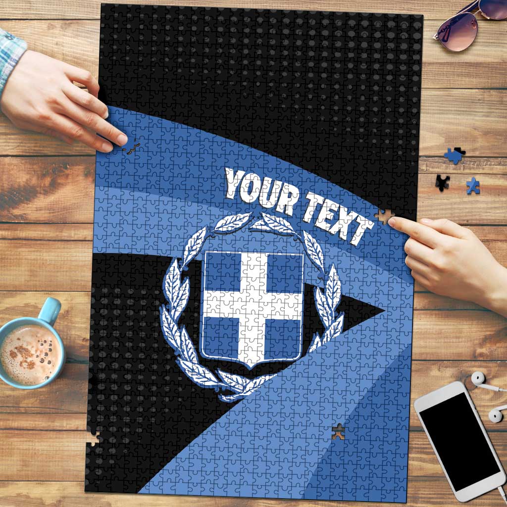 Personalised Greece Hellas Puzzle Coat Of Arms - Wonder Print Shop