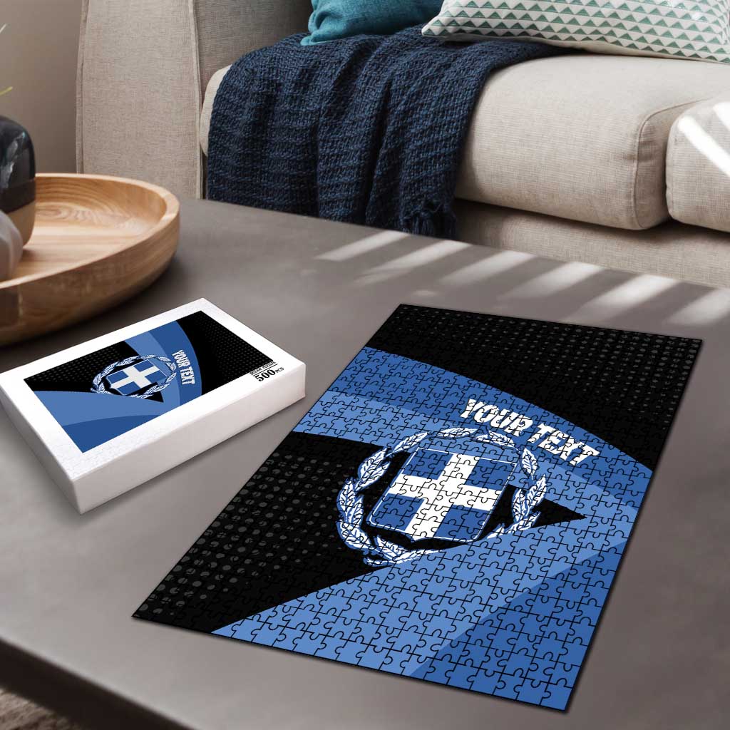 Personalised Greece Hellas Puzzle Coat Of Arms - Wonder Print Shop