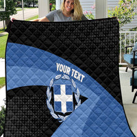 Personalised Greece Hellas Quilt Coat Of Arms - Wonder Print Shop