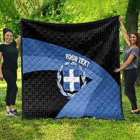 Personalised Greece Hellas Quilt Coat Of Arms - Wonder Print Shop