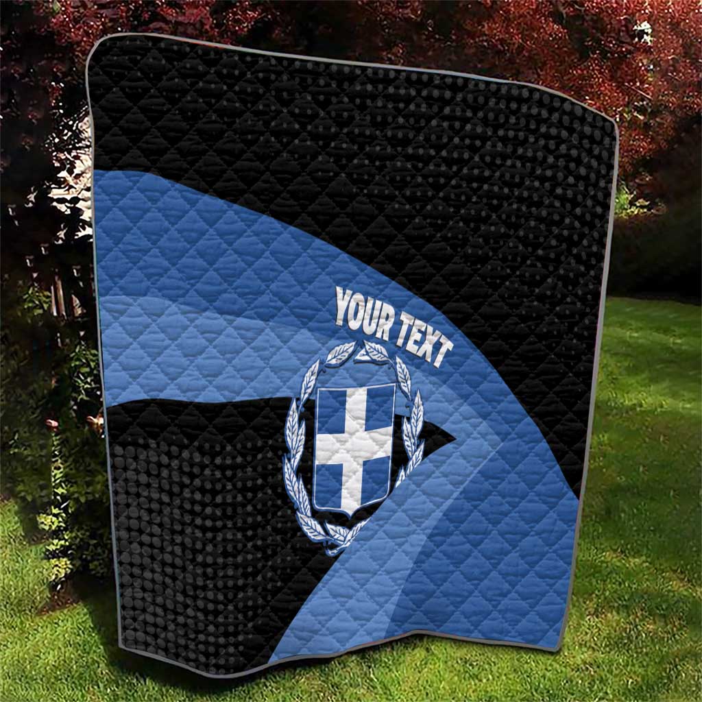 Personalised Greece Hellas Quilt Coat Of Arms - Wonder Print Shop