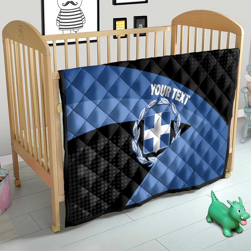 Personalised Greece Hellas Quilt Coat Of Arms - Wonder Print Shop