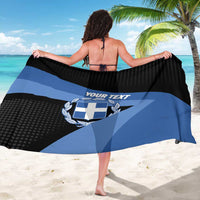 Personalised Greece Hellas Sarong Coat Of Arms - Wonder Print Shop