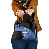 Personalised Greece Hellas Shoulder Handbag Coat Of Arms - Wonder Print Shop