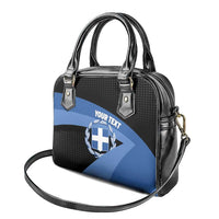 Personalised Greece Hellas Shoulder Handbag Coat Of Arms - Wonder Print Shop