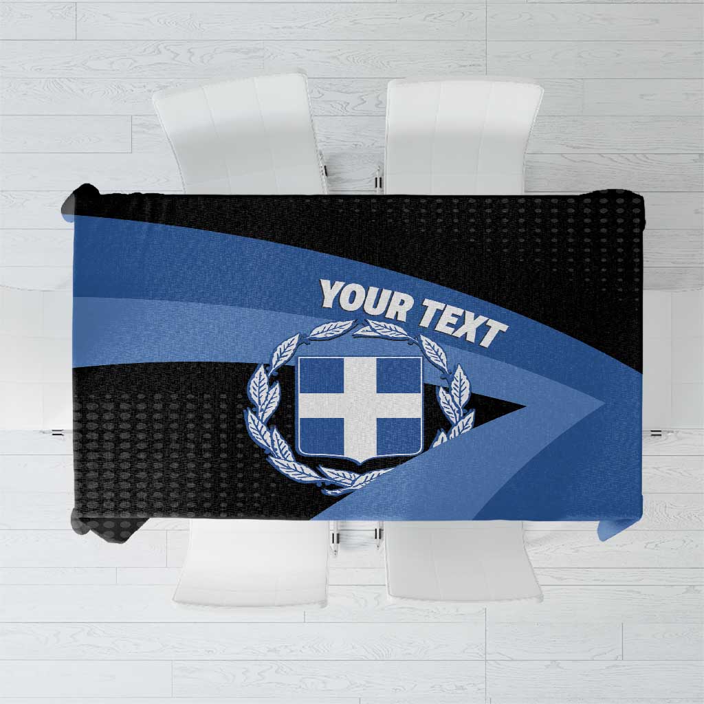 Personalised Greece Hellas Tablecloth Coat Of Arms - Wonder Print Shop