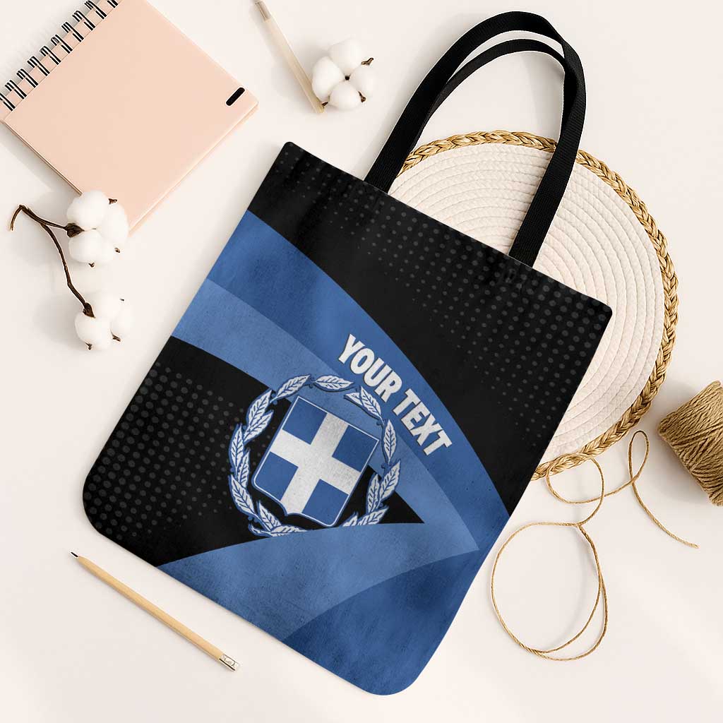 Personalised Greece Hellas Tote Bag Coat Of Arms - Wonder Print Shop