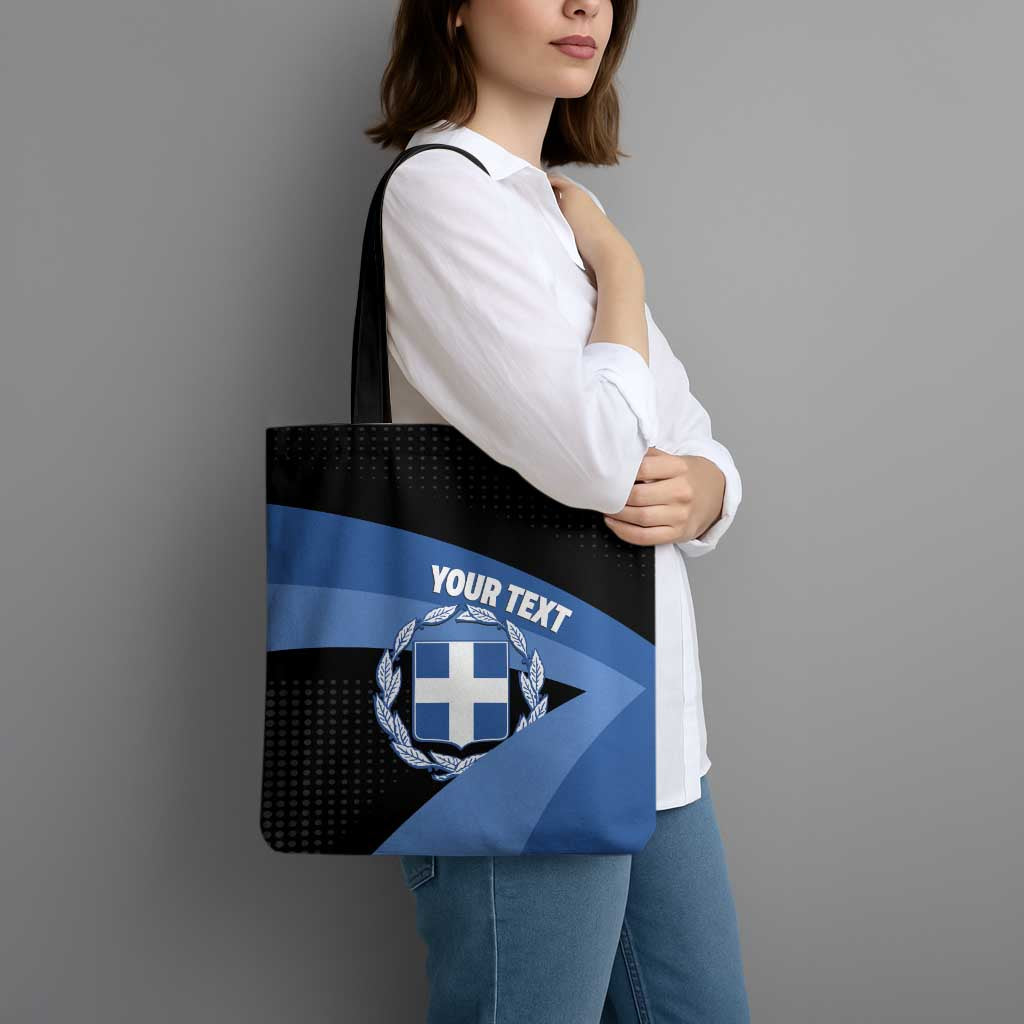 Personalised Greece Hellas Tote Bag Coat Of Arms - Wonder Print Shop