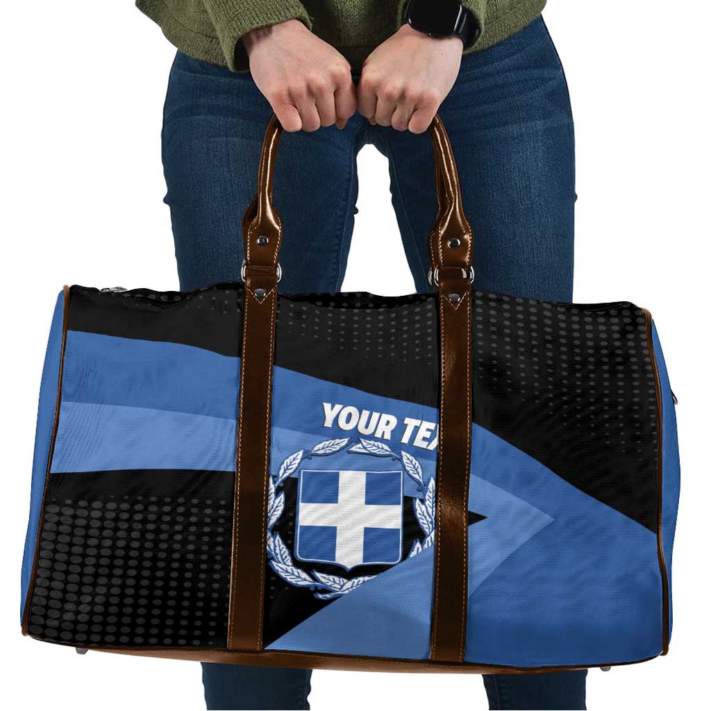 Personalised Greece Hellas Travel Bag Coat Of Arms - Wonder Print Shop