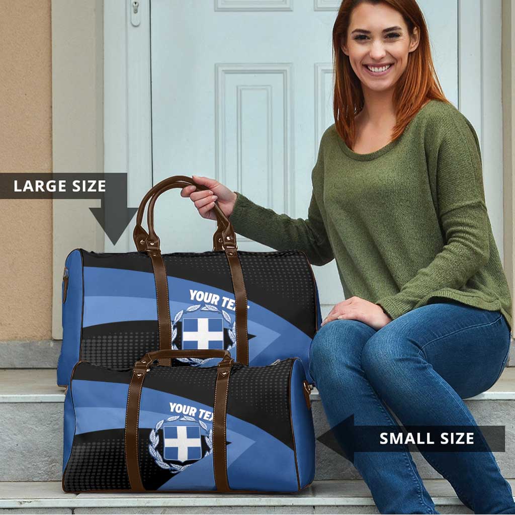 Personalised Greece Hellas Travel Bag Coat Of Arms - Wonder Print Shop