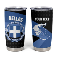 Personalised Greece Hellas Tumbler Cup Coat Of Arms - Wonder Print Shop