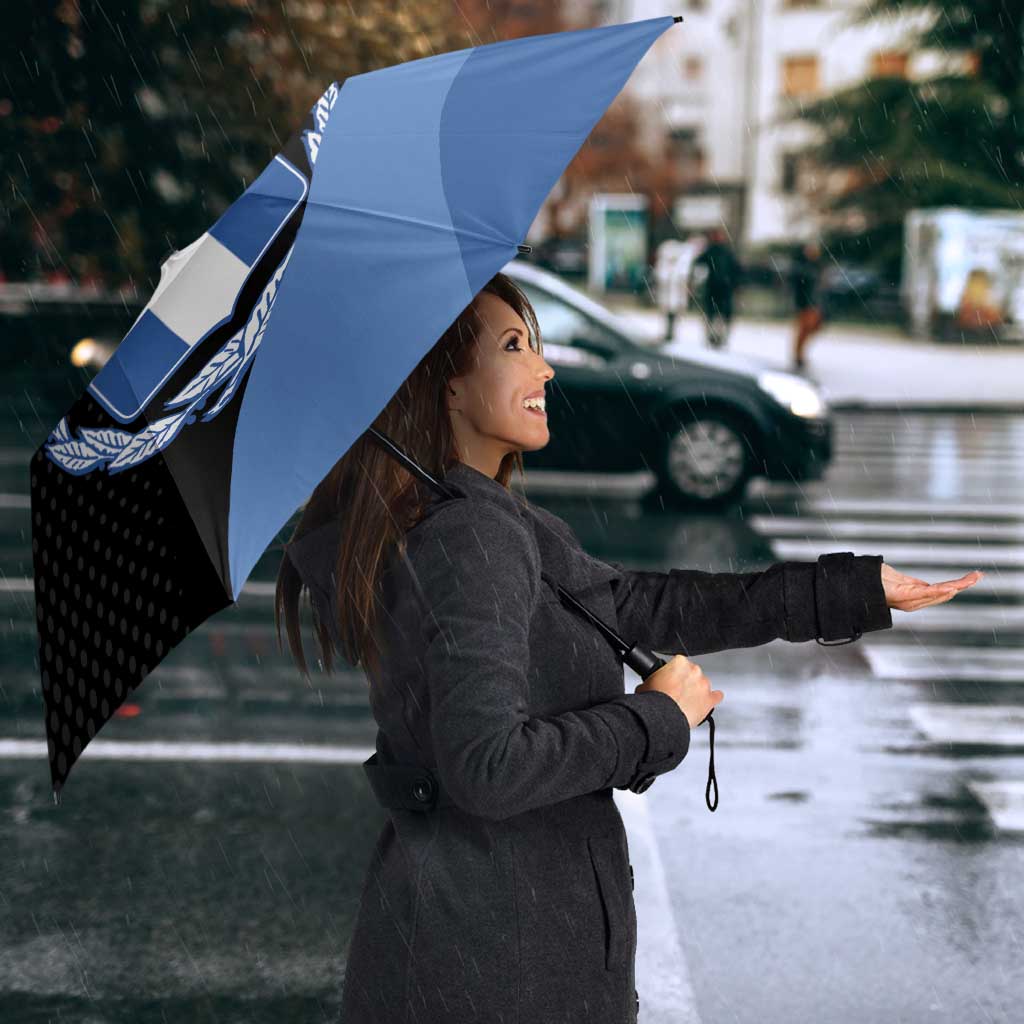 Personalised Greece Hellas Umbrella Coat Of Arms - Wonder Print Shop