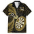 Personalised New Zealand Darts Kid Hawaiian Shirt Happiness Is A Tight Threesome Maori Gold - Wonder Print Shop