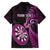 Personalised New Zealand Darts Kid Hawaiian Shirt Happiness Is A Tight Threesome Maori Pink - Wonder Print Shop