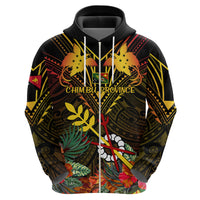 Papua New Guinea Chimbu Province Hoodie Papua Niugini Coat Of Arms With Flag Style - Wonder Print Shop