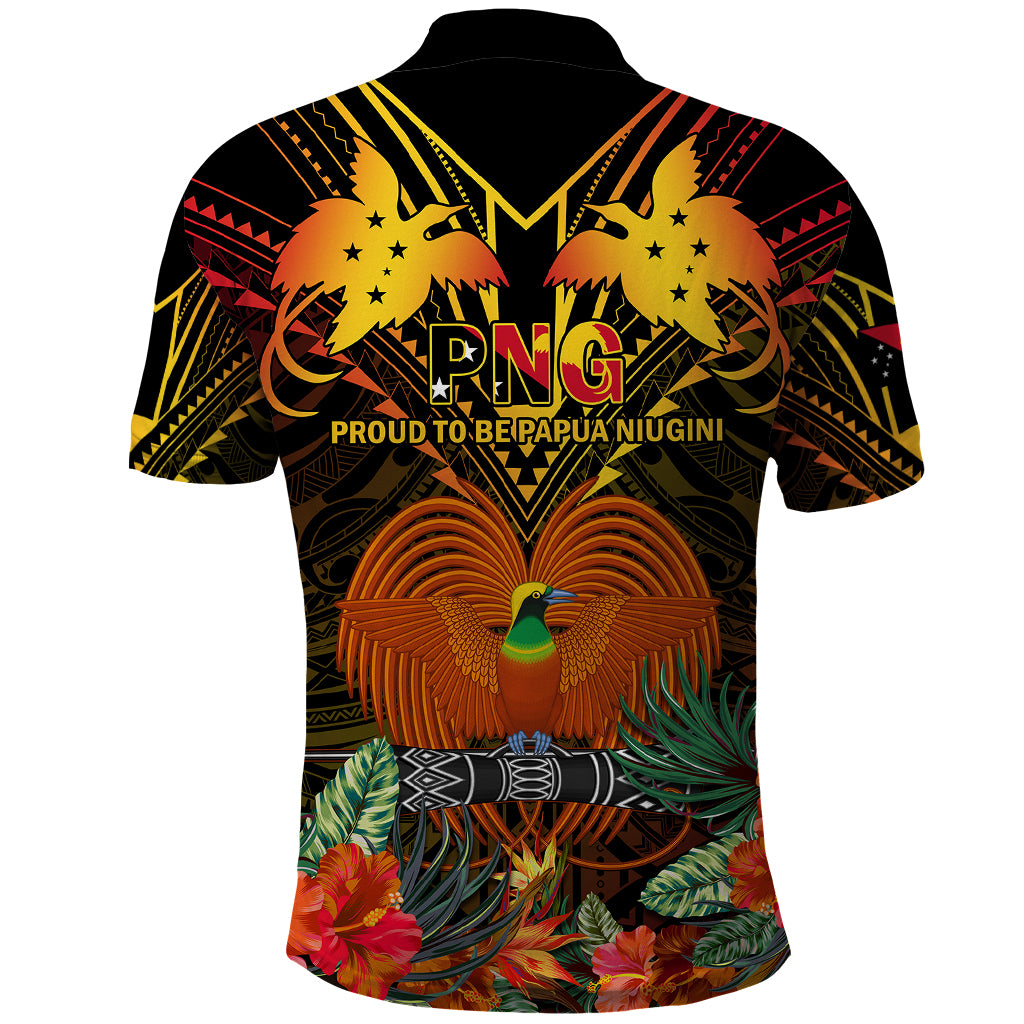 Papua New Guinea Chimbu Province Polo Shirt Papua Niugini Coat Of Arms With Flag Style - Wonder Print Shop