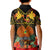 Papua New Guinea Western Province Kid Polo Shirt Papua Niugini Coat Of Arms With Flag Style - Wonder Print Shop