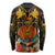 Papua New Guinea Western Province Long Sleeve Shirt Papua Niugini Coat Of Arms With Flag Style - Wonder Print Shop
