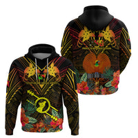 Papua New Guinea Southern Highlands Province Hoodie Papua Niugini Coat Of Arms With Flag Style - Wonder Print Shop