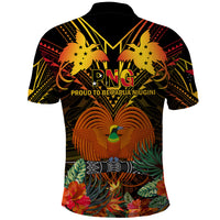 Papua New Guinea Southern Highlands Province Polo Shirt Papua Niugini Coat Of Arms With Flag Style - Wonder Print Shop