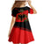 Albania Flag Day Family Matching Mermaid Dress and Hawaiian Shirt Albanian Coat Of Arms With Red Poppy - Wonder Print Shop