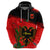 Albania Flag Day Hoodie Albanian Coat Of Arms With Red Poppy - Wonder Print Shop