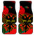 Personalised Albania Flag Day Car Mats Albanian Coat Of Arms With Red Poppy - Wonder Print Shop