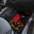 Personalised Albania Flag Day Car Mats Albanian Coat Of Arms With Red Poppy - Wonder Print Shop