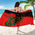 Personalised Albania Flag Day Sarong Albanian Coat Of Arms With Red Poppy - Wonder Print Shop