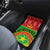 Personalised Mauritania Independence Day Car Mats Mauritanian Map Mix African Pattern - Wonder Print Shop