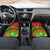 Personalised Mauritania Independence Day Car Mats Mauritanian Map Mix African Pattern - Wonder Print Shop