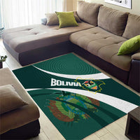 Bolivia Football Area Rug La Verde Sporty Curves Style - Wonder Print Shop