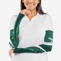 Custom Bolivia Football Arm Sleeves La Verde Sporty Curves Style - Wonder Print Shop